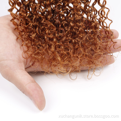 Uniky 1b 30 kinky curly hair virgin brazilian remy hair 3 hair bundles with 4*4 lace closure